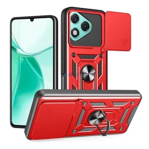 HUSĂ! - Protector de telefon din silicon Defender (rezistent la șocuri, inel de reținere, protector pentru cameră) PIROS Honor 400 Lite