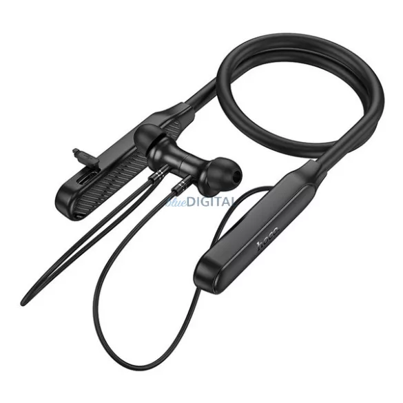 HOCO ES74 cască bluetooth Stereo (v5.4, bandă pentru gât, microfon, SPORT) NEGRU