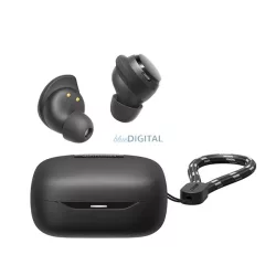   JOYROOM JDOTS căști bluetooth Stereo (v5.4, TWS, microfon, anulare zgomot + încărcător) NEGRU