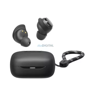 JOYROOM JDOTS căști bluetooth Stereo (v5.4, TWS, microfon, anulare zgomot + încărcător) NEGRU