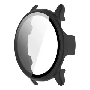 Cadru din plastic (BUMPER, rezistență la șocuri + sticlă de protecție a ecranului) BLACK Garmin Vivoactive 6