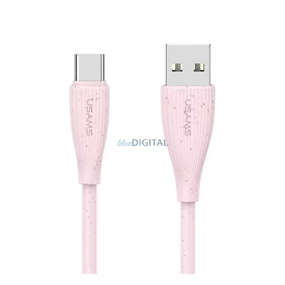 Cablu de date USAMS GREEN SERIES (USB - Tip-C, 18W, 3A, încărcător rapid, 100cm)