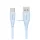 USAMS GREEN SERIES cablu de date (USB - Tip-C, 18W, 3A, încărcător rapid, 100cm) LIGHT BLUE