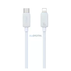   USAMS KY cablu de date (Tip-C - fulger, 30W, încărcător rapid, 100cm) ALB