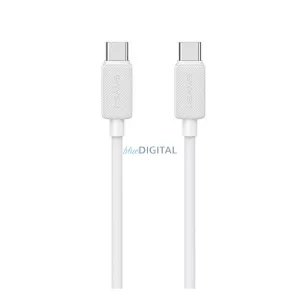 USAMS KY cablu de date (Tip-C - Tip-C, 60W, încărcător rapid, 100cm) ALB