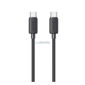 USAMS KY cablu de date (Tip-C - Tip-C, 60W, încărcător rapid, 100cm) NEGRU