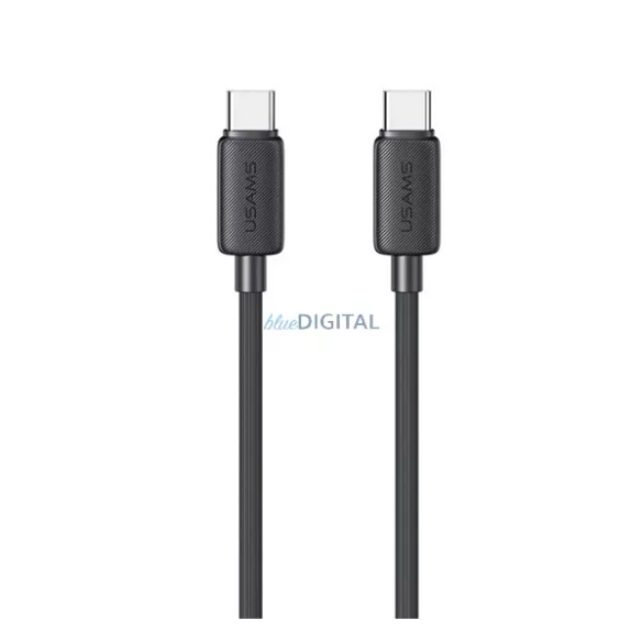 USAMS KY cablu de date (Tip-C - Tip-C, 60W, încărcător rapid, 100cm) NEGRU