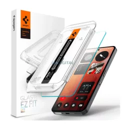   SPIGEN EZ FIT HD ecran protector de sticlă (2.5D, caz-friendly, ultra-subțire, 0.2mm, 9H + cadru) pentru Nothing Phone (3a) Pro, Phone (3a)