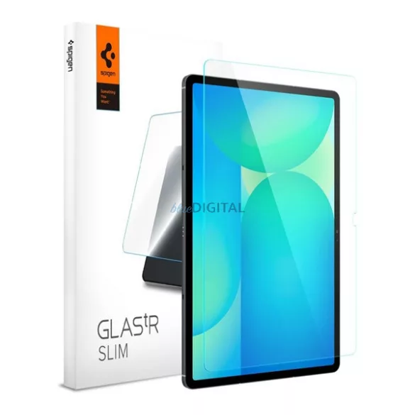 SPIGEN TR SLIM HD ecran protector de sticlă (2.5D, caz prietenos, ultra-subțire, 0.2mm, 9H) pentru Samsung Galaxy Tab S10 FE Plus WIFI (SM-X626), Galaxy Tab S10 FE Plus LTE (SM-X620)