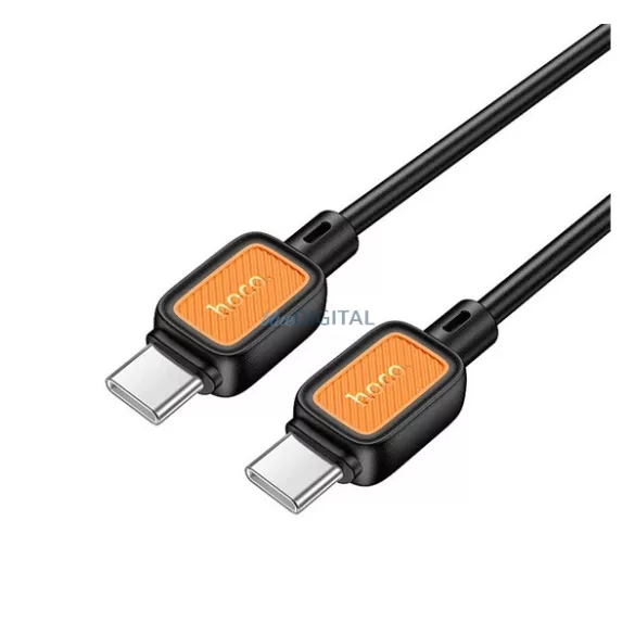 HOCO X108 cablu de date (Tip-C - Tip-C, 60W, încărcător rapid, 100cm) NEGRU
