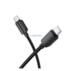   HOCO X114 Cablu de date (Tip-C - Tip-C, 60W, PD Quick Charger 3.0, 100cm) NEGRU