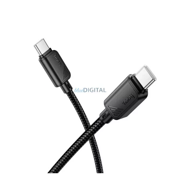 HOCO X114 Cablu de date (Tip-C - Tip-C, 60W, PD Quick Charger 3.0, 100cm) NEGRU