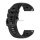 Curea de înlocuire (dimensiune personalizată, silicon, burduf dublu) BLACK Garmin Approach S70 (42mm)