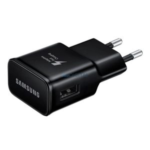 Încărcător de rețea SAMSUNG priză USB (15W, EP-TA200, încărcător rapid) NEGRU