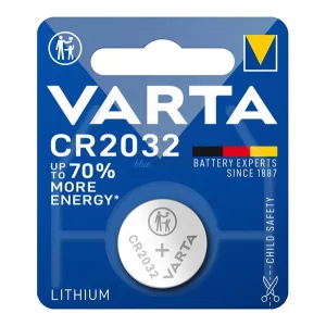 Baterie buton VARTA (CR2032, 3V, litiu) 1 buc/pachet