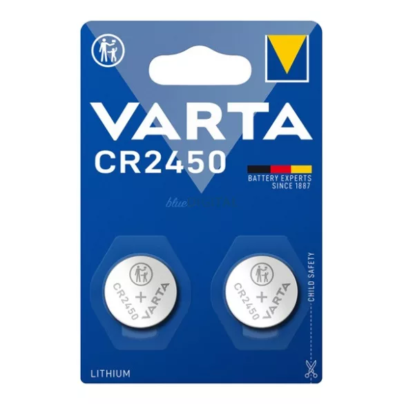 Celulă buton VARTA (CR2450, 3V, litiu) 2 buc/pachet
