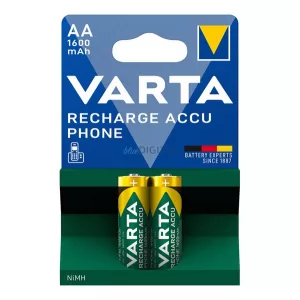 Baterie VARTA RECHARGE ACCU (AA, 1.2V, 1600mAh Ni-MH, reîncărcabilă) 2 buc/pachet