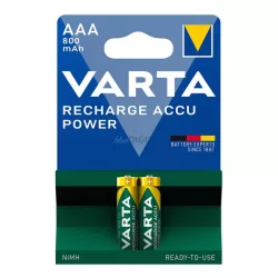   Baterie VARTA RECHARGE ACCU POWER (AAA, 1.2V, 800mAh Ni-MH, reîncărcabilă) 2 buc/pachet