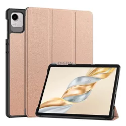   Husă permanentă, efect piele (FLIP activ, deschidere laterală, TRIFOLD, desktop) GOLDEN Honor Pad X9a