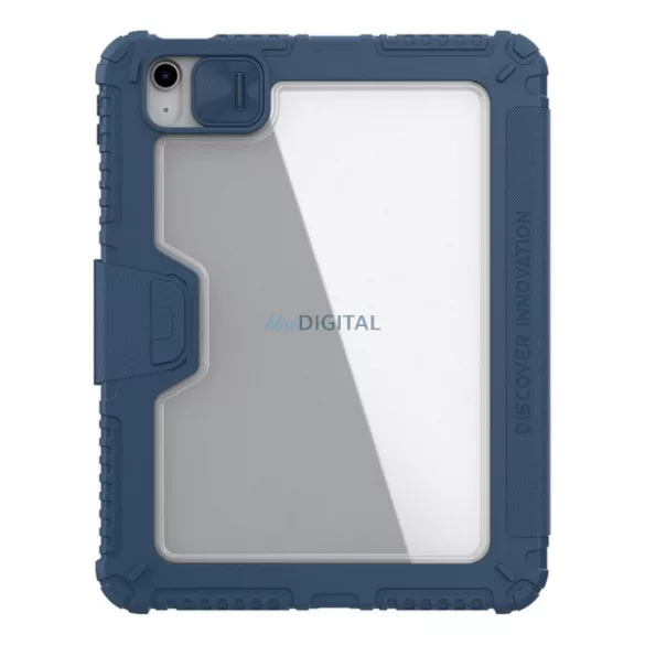 NILLKIN BUMPER PRO silicon telefon protector (activ FLIP, rezistent la impact, desktop mount) BUMPER BLUE Apple IPAD 11 (2025), IPAD 10.9 (2022)