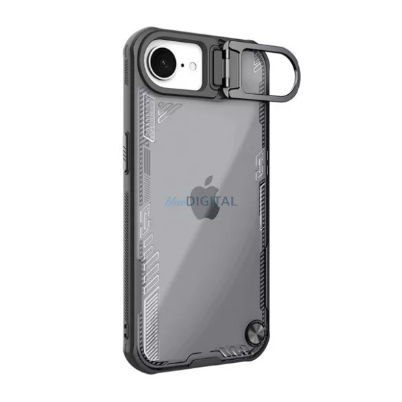 HUSĂ! - NILLKIN ICEBLADE PROP silicon protector de telefon PROP (rezistent la șocuri, absorbție șoc) BLACK Apple iPhone 16e