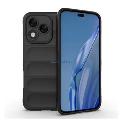   HUSĂ! - Silicon protector de telefon (rezistență la șocuri, protecție cameră, 3D) BLACK Honor 400 Lite
