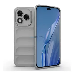 HUSĂ! - Silicon protector de telefon (rezistență la șocuri, protecția camerei, 3D) LIGHT BLACK Honor 400 Lite