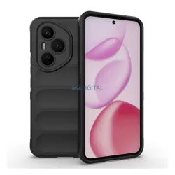   HUSĂ! - Silicon protector de telefon (rezistență la șocuri, protecție cameră, 3D) BLACK Honor 400 Pro