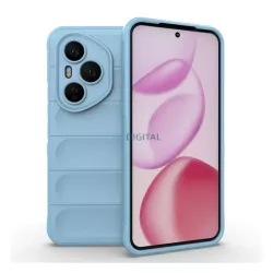   HUSĂ! - Silicon protector de telefon (rezistență la șocuri, protecția camerei, 3D) LIGHT BLUE Honor 400 Pro
