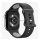 SPIGEN NANO POP Strap (dimensiune personalizată, mare, mată, silicon) BLACK Apple Watch Series 5 44mm, Watch Series 4 44mm, Watch Series 3 42mm
