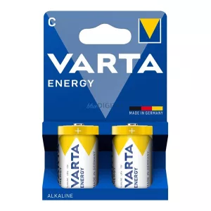 Baterie VARTA ENERGY cu durată lungă de viață (C/baby, LR14, 1.5V, alcalină) 2 buc/pachet