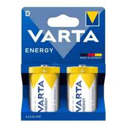   Baterie VARTA ENERGY cu durată lungă de viață (D, LR20, 1,5 V, alcalină) 2 buc/pachet