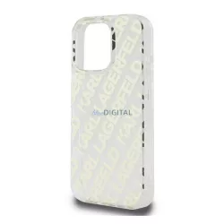   HUSĂ! - KARL LAGERFELD IML ELECTROPLATED REPEATED LOGO silicon telefon protector (rezistenta la socuri) AUR Apple iPhone 16 Pro Max