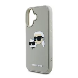   HUSĂ! - KARL LAGERFELD 3D RUBBER DOUBLE HEADS silicon protector de telefon (rezistent la impact, 3D) BÉZS Apple iPhone 16