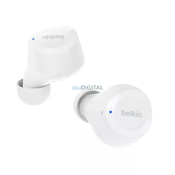 BELKIN SOUNDFORM BOLT căști bluetooth STAREO (v5.2, TWS, microfon, IPX4 rezistent la apă + încărcător) ALB
