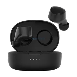   BELKIN SOUNDFORM BOLT cască bluetooth STAREO (v5.2, TWS, microfon, IPX4 rezistent la apă + încărcător) NEGRU