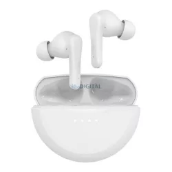   BELKIN SOUNDFORM RHYTHM căști bluetooth STAREO (v5.3, TWS, microfon, anulare zgomot, IPX5 + încărcător) ALB