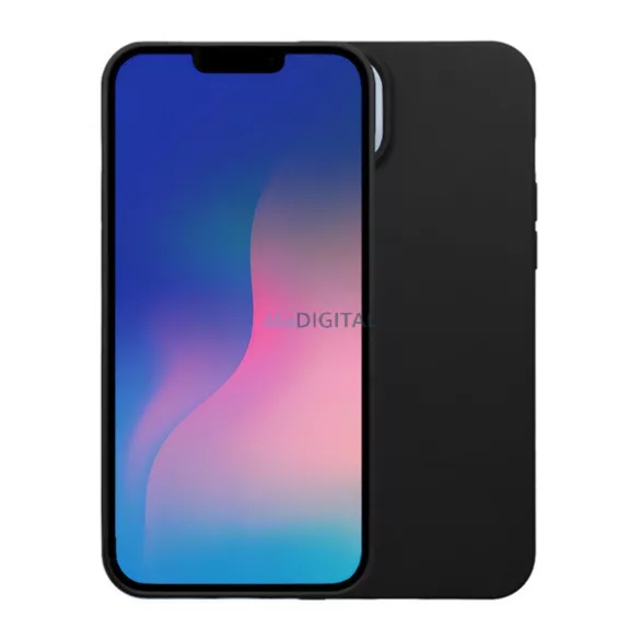 HUSĂ! - Husă siliconică pentru telefon (mată) BLACK Motorola Moto G56 (XT2529)