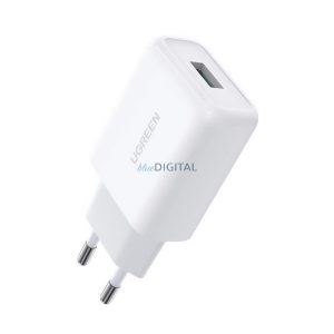 UGREEN CD122 încărcător de rețea priză USB (18W, încărcător rapid 3.0) ALB