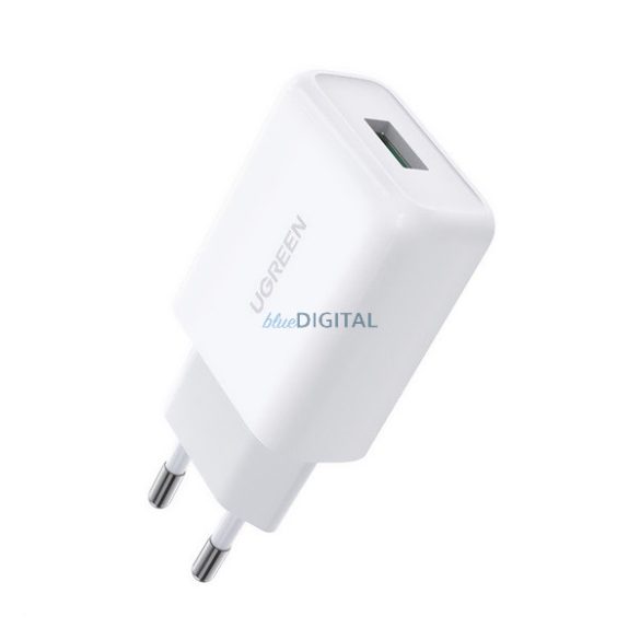 UGREEN CD122 încărcător de rețea priză USB (18W, încărcător rapid 3.0) ALB
