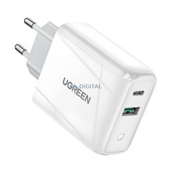   UGREEN CD170 încărcător de rețea USB+Type-C (36W, încărcător rapid PD 4.0) ALB
