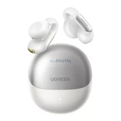   UGREEN HITUNE S5 WS210 cască bluetooth STAR (v5.4, TWS, microfon, IPX5, clip-on + încărcător) ALB
