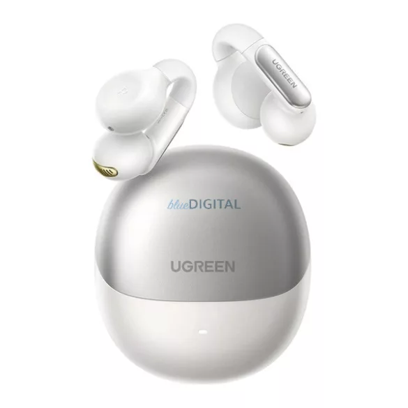 UGREEN HITUNE S5 WS210 cască bluetooth STAR (v5.4, TWS, microfon, IPX5, clip-on + încărcător) ALB