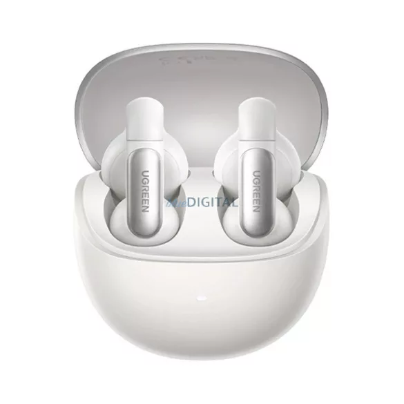 UGREEN HITUNE S5 WS210 cască bluetooth STAR (v5.4, TWS, microfon, IPX5, clip-on + încărcător) ALB