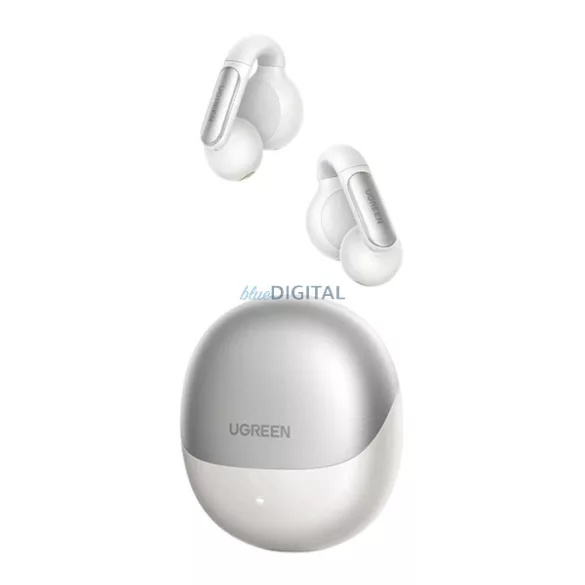 UGREEN HITUNE S5 WS210 cască bluetooth STAR (v5.4, TWS, microfon, IPX5, clip-on + încărcător) ALB