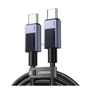 UGREEN L513 cablu de date (Tip-C - Tip-C, 240W, încărcător rapid PD 4.0, 300cm, șiret) VERDE