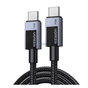 UGREEN L524 cablu de date (Tip-C la Tip-C, 60W, încărcător rapid PD, 200cm, șiret)