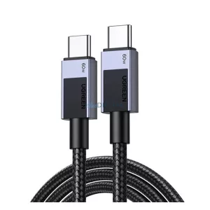 UGREEN L524 cablu de date (Tip-C la Tip-C, 60W, încărcător rapid PD, 50cm, șiret)