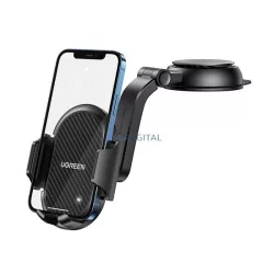   Suport auto UGREEN LP405 (tablou de bord, ventuză, 360°, dimensiune 4.7-7.2") NEGRU