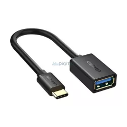   UGREEN US154 cablu adaptor (mufă USB - Tip-C, OTG, 15cm) NEGRU